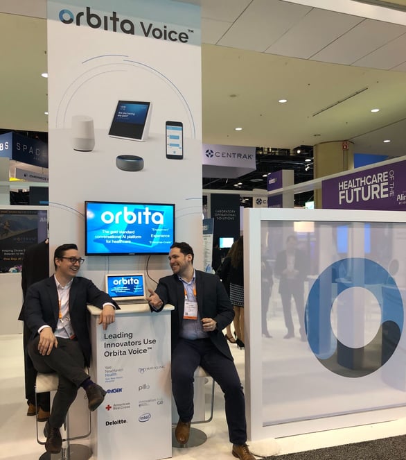 Evan and Hayden doing it up at HIMSS19!